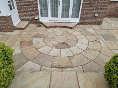 Cost for an indian sandstone driveway insatllation Lemsford