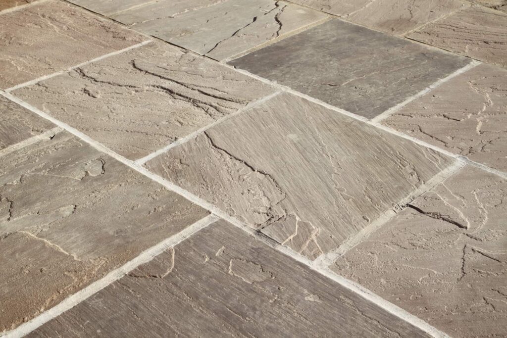 Newport Pagnell Indian sandstone driveway contractors