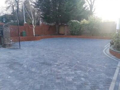Block paved paths