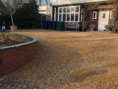 Loose stone driveways