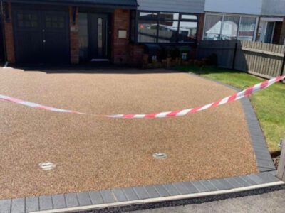 Resin driveway installation