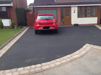 Tarmacadam driveways